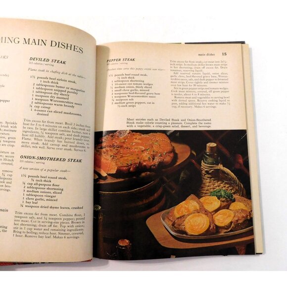 Better Homes And Gardens Calorie Counters Cook Book 1972 1st Ed 5th Printing HB - Picture 7 of 9